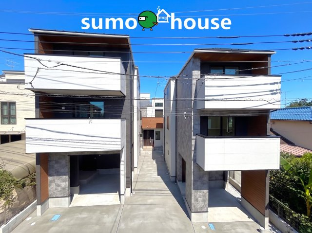 新築戸建全3棟　富士塚2丁目　2号棟の前面道路含む現地写真|前面道路含む現地写真です