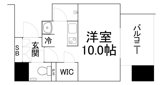 【間取り】 | ザ・パークハビオ谷町六丁目クロス