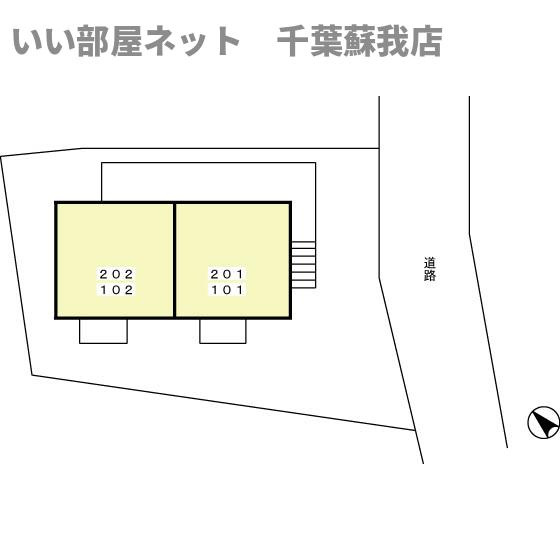 サニーハウスＳの区画図
