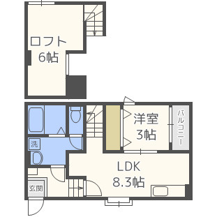 AR・TWINS二日市Ⅰの間取り|別号数タイプ