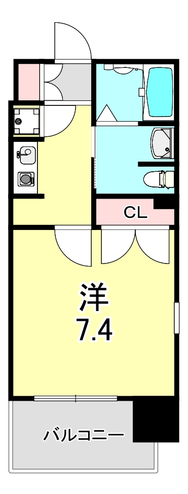 ADW Residence肥後橋(旧フォレシティ肥後橋)の間取り
