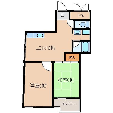 【間取り】 | ゼスト大淀