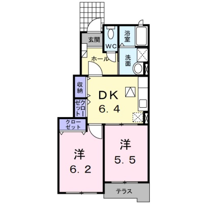 イリスＤの間取り
