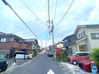 【前面道路含む現地写真】 | 本堅田２丁目　１期１号地