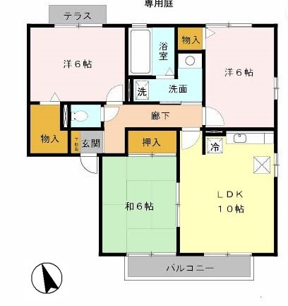 【間取り】 | トワイライト | トワイライトB棟(Good Home)