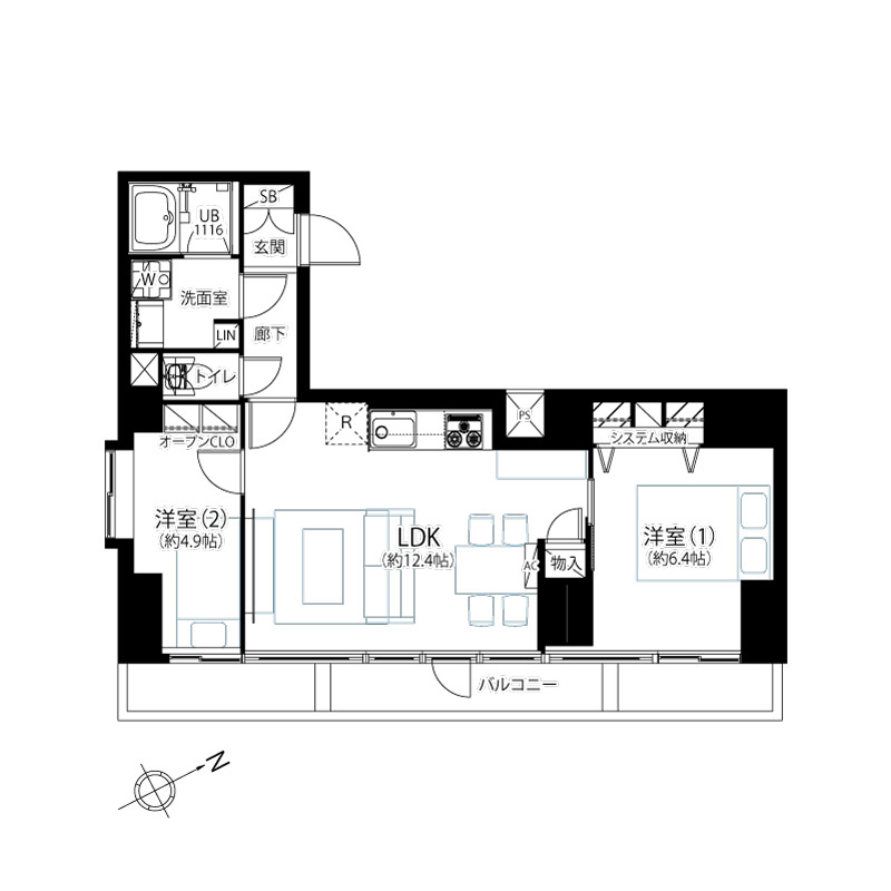 パレトーホー浅草の間取り|7階部分・南東向き・角部屋住戸につきまして日当り・通風・眺望良好。新規リノベーション施工が完了致しましたのでいつでも内覧が可能です。安心のアフターサービス保証付きですのでご購入後も安心して暮らせます。