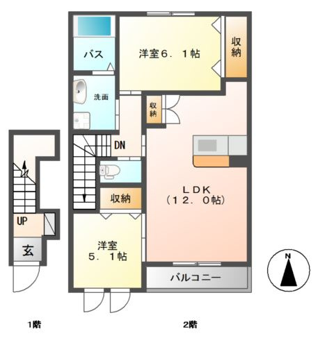 【間取り】 | ル　ソレイユ
