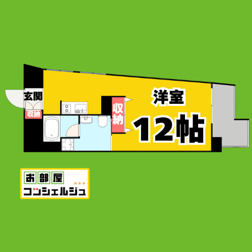 レジディア東桜Ⅱの間取り