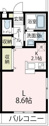 【間取り】 | 設備充実のワンルームのお部屋です！