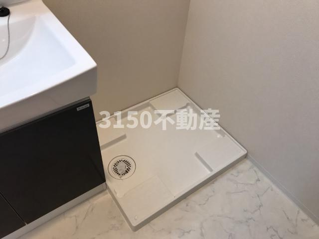 Ｎｏｒｔｈ　Ｇａｒｄｅｎ　Ｂ棟の設備|洗濯機置場