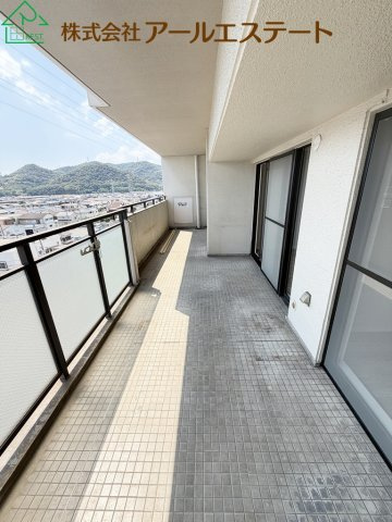 ベルハイツ白鷺Ⅱ　　JR「播磨高岡駅」徒歩16分のバルコニー