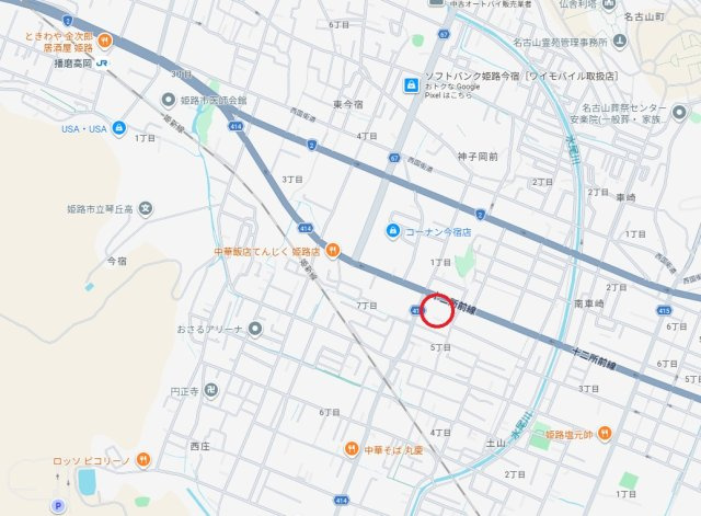 ベルハイツ白鷺Ⅱ　　JR「播磨高岡駅」徒歩16分の地図