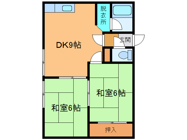 ニューハイム1の間取り