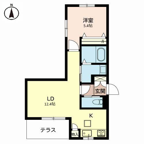 シャーメゾン　スペランツァの間取り