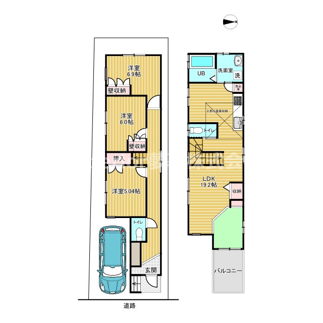 【中古戸建て】大津市長等2丁目