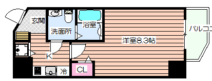 【間取り】 | ビガーポリス224松ヶ枝町Ⅱ