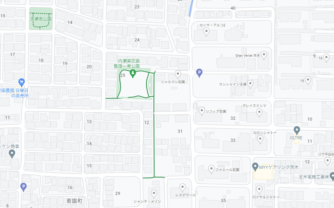 NSハイツの地図