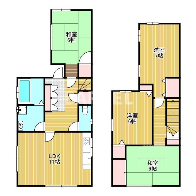 瀬川2丁目戸建の間取り