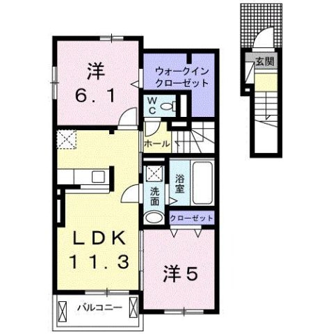 グラン　ソレイユの間取り