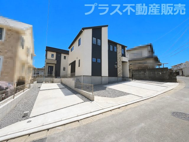 【外観】 | 福岡市南区老司5丁目5期Y　1号棟（全2棟）【仲介手数料無料・0円】 | 現地写真。同じ物件を見るなら、プラス不動産販売にお任せ下さい。