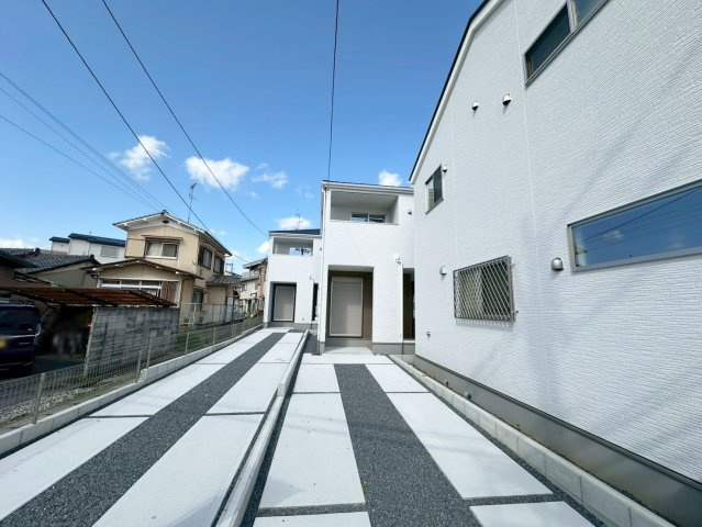 桂池尻町　Ⅱ期１号地の外観|『町並み整う分譲地！』
残り２区画の繋がるコミュニティが魅力の分譲地。お子様がいるご家庭同士で見守りあいながら子育てできる環境にも◎（R8.2撮影）