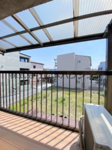 【展望】 | 　門真市野里町17テラスハウス | 室内からの眺望です