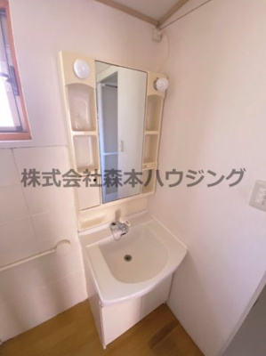 【独立洗面台】 | 　門真市野里町17テラスハウス | 独立洗面化粧台が付いています