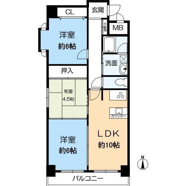 HACHIBUSE六甲の間取り