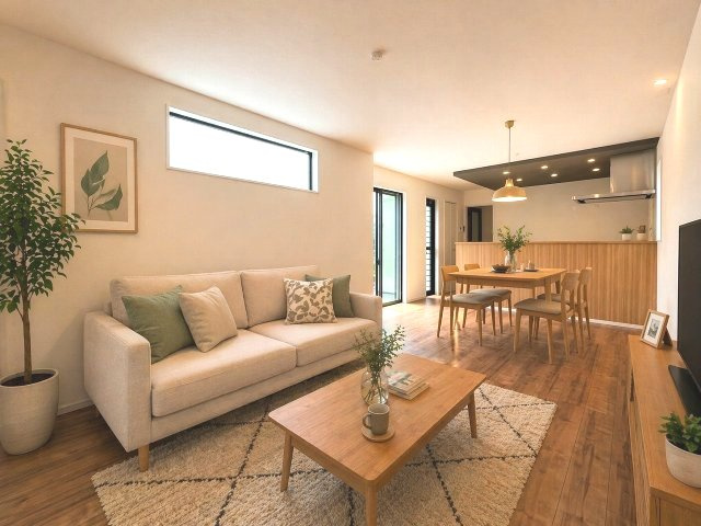 【内装】 | 福岡市南区老司5丁目5期Y　2号棟（全2棟）【仲介手数料無料・0円】 | 施工例。施工例は完成時と異なる場合があります。
