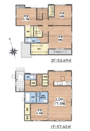 【間取り】 | 福岡市南区老司5丁目5期Y　2号棟（全2棟）【仲介手数料無料・0円】 | 平日、土日祝日もお好きな日時にご見学可能です。お気軽にお問合せ下さい。