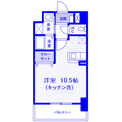 メルヴェーユの間取り