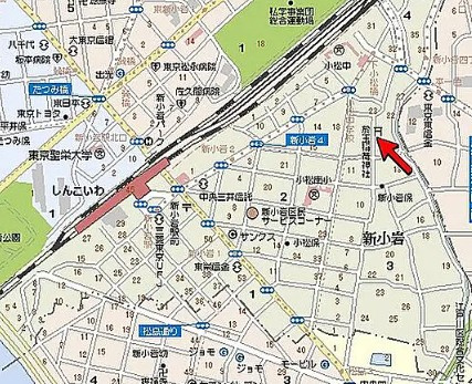 グリーンステュディオ若林Ⅱの地図