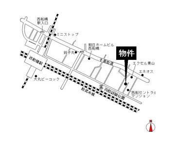 エステートピア青山の地図