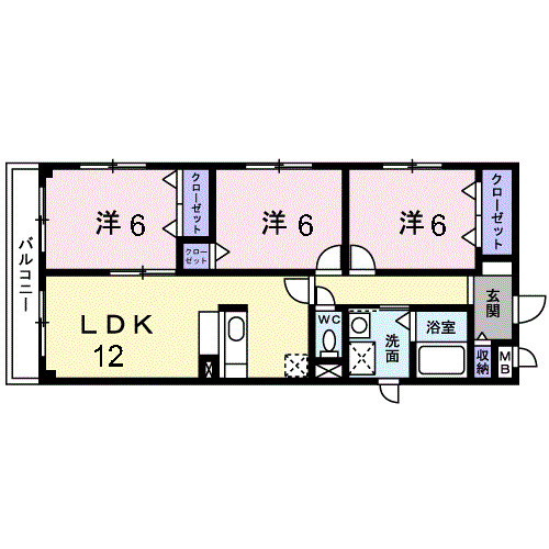 リヴィエールの間取り