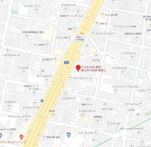 ＳＫｇａｒｄｅｎ葛西の地図