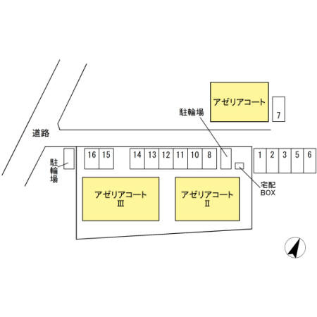 【区画図】 | アゼリアコート3