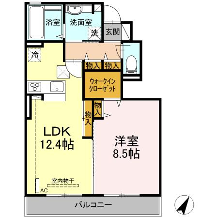 【間取り】 | アゼリアコート3