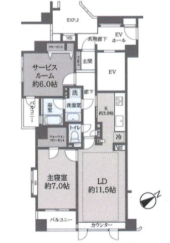 シティハイツ本郷の間取り