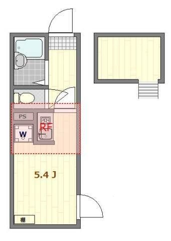 ノーザンロード北千住Ⅱの間取り|間取りです。