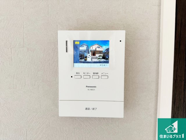 5日(土)6日(日)現地ご見学可能！神戸市北区緑町　限定1邸の防犯設備|カラーモニターインターホン！声だけでなく来訪者の姿や顔がモニターで確認できるので、小さなお子様がいらっしゃるご家庭でも安心できます！