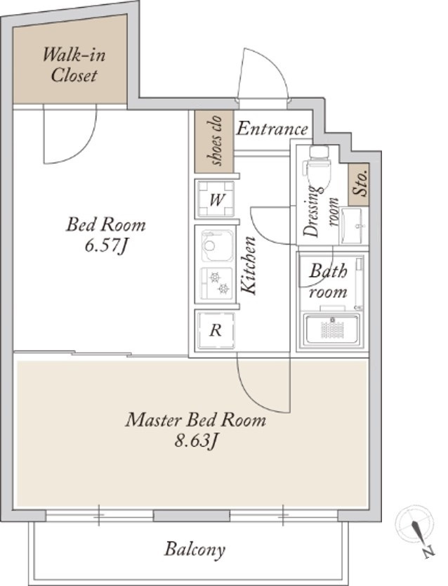 La　Douceur赤塚の間取り