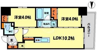 【間取り】 | セレニテフラン野田阪神駅前　海老江東小学校区 | セレニテフラン野田阪神駅前　間取り