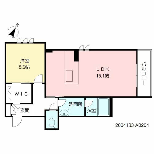 熊本市南区御幸笛田２丁目のアパートの間取り