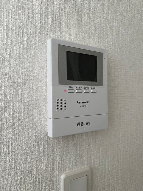 クレイドルガーデン久留米市宮ノ陣第5のセキュリティ|TVモニター付きで安心です☆