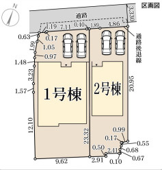 リーブルガーデン岸和田市三田町9期の区画図