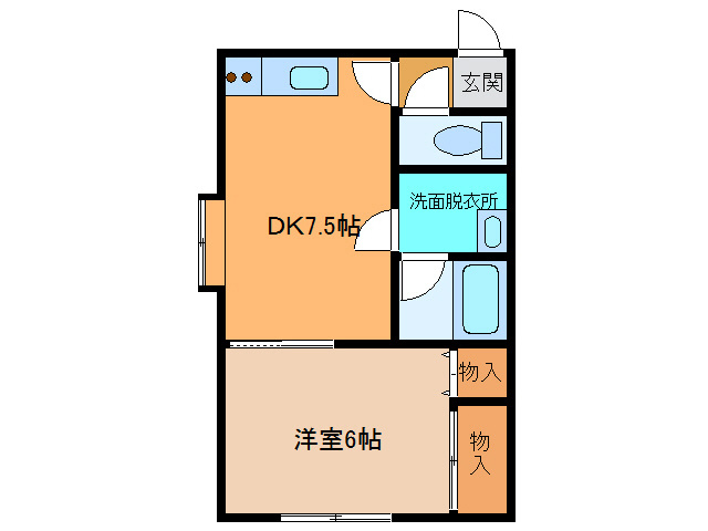 ヴェルデュール西町の間取り