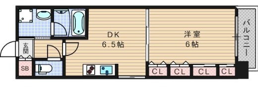 【間取り】 | CITY SPIRE難波WEST
