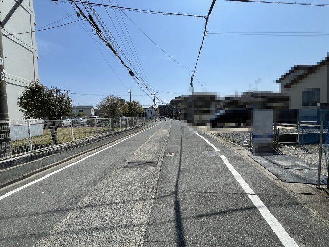 【その他】 | 福岡市南区老司1丁目8期　1号棟（全3棟）【仲介手数料無料・0円】 | 現地写真。前面道路です。