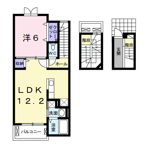 【間取り】 | アンジュールＡＲＩＤＡ　Ⅰ