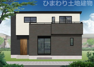 【外観】 | 伊勢原市池端  1号棟 第1 | イメージパース（完成時に現況と異なる場合は現況優先となります）